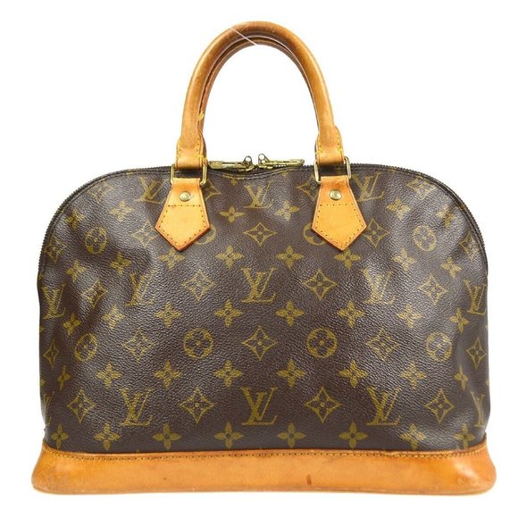 713310L Louis Vuitton Satchel Bag Alma Brown Monogram - Picture 1 of 9
